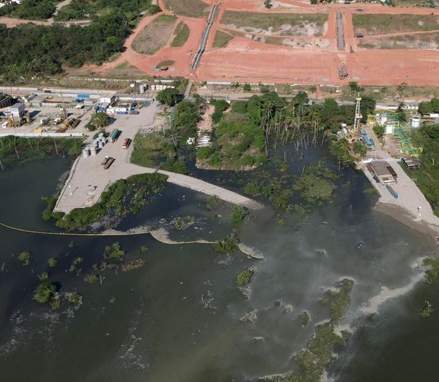 Imagem da Lagoa Mundaú / Reprodução X